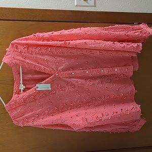 Anthropologie plus blouse size 20